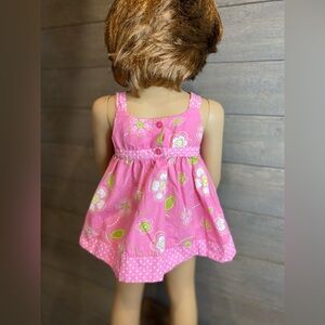 Pink Zebra Baby Girls Pink Floral Dress Size 18 Months Sleeveless Spring Outfit